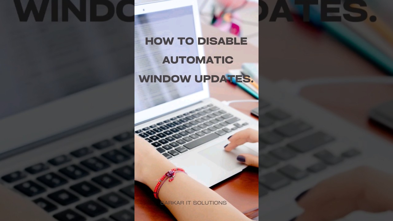 Turn Off Automatic Window Updates #shortvideo #viral #laptop #trending