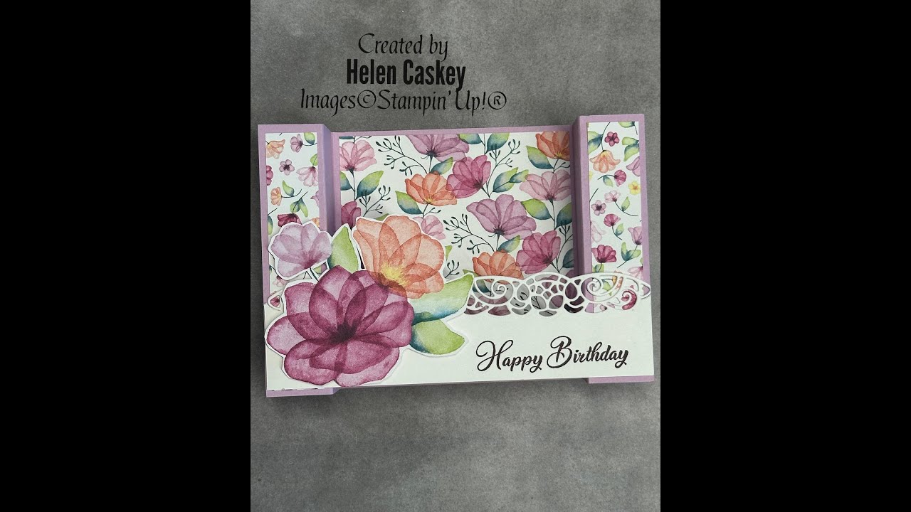 Stampin' Up!  Bridge card