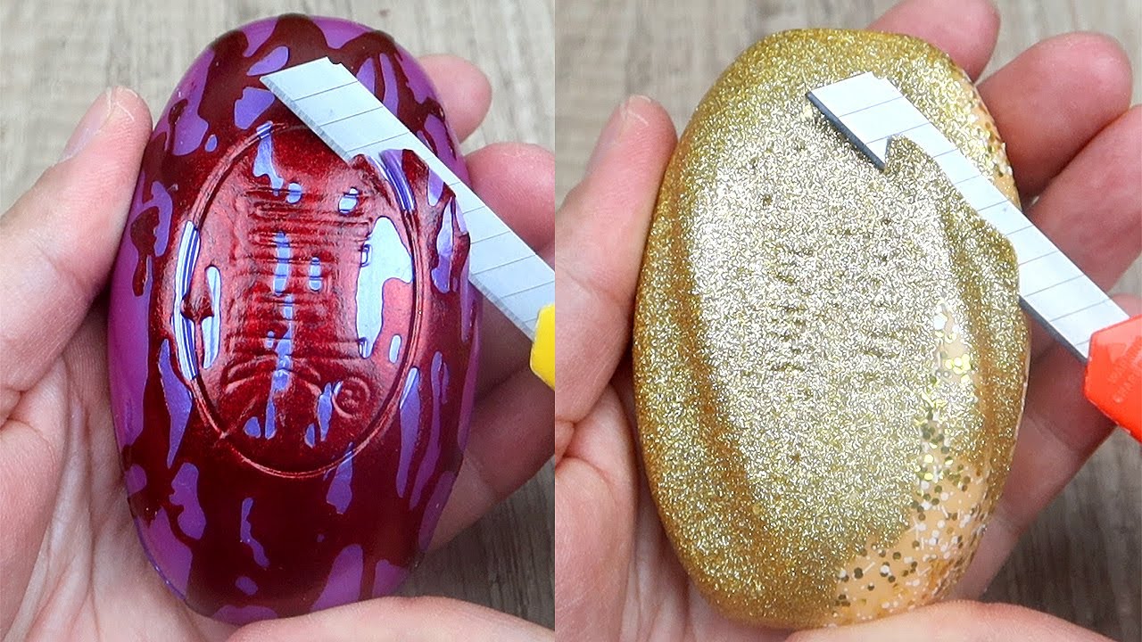 Relaxing Soap Cutting ASMR. Satisfying Soap and lipstick cutting. Corte de jabón - 524