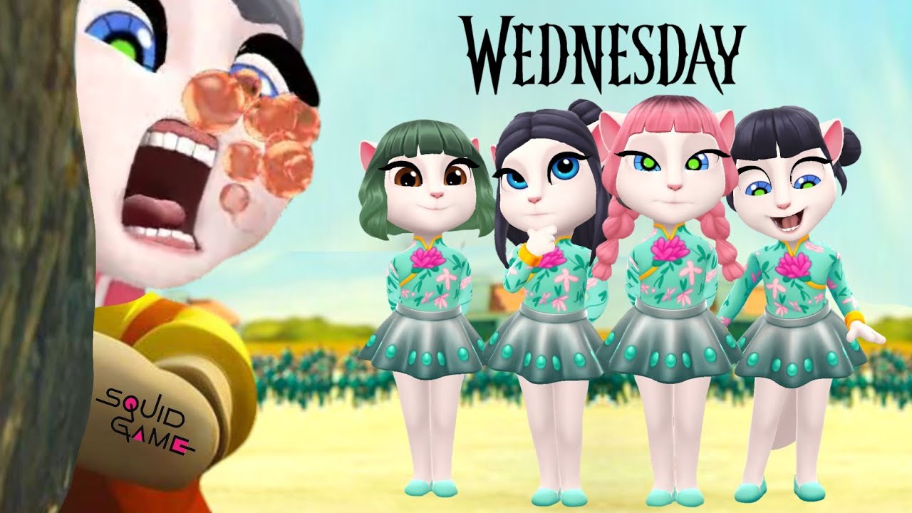 My Talking Angela 2 | Squid Game Funny Moment 🤣