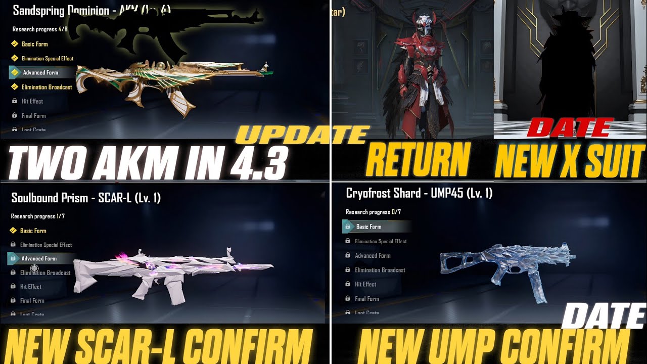 BLOOD RAVEN X SUIT RETURN CONFIRM 🥳 NEW AKM 🥰 NEW SCAR-L CONFIRM