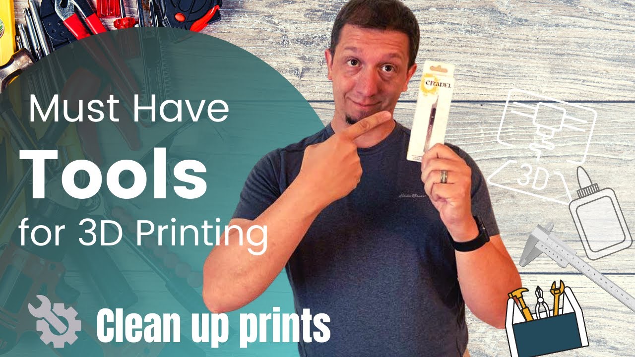 3D Printing Tools: How to clean up a 3D printed model