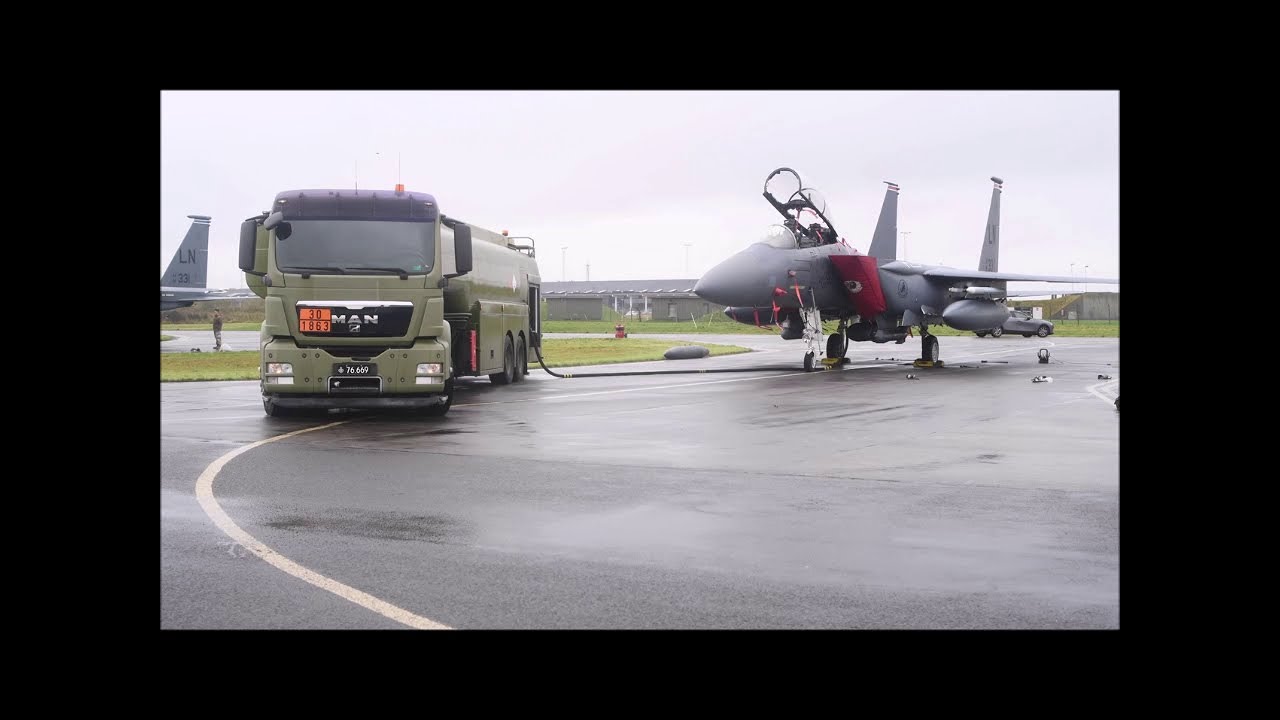 USAF F-15E Strike Eagles deployment in Denmark