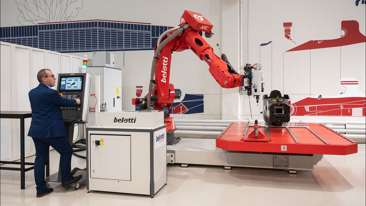 Belotti ARC Automatic Riveting Cell for time sert and rivets application