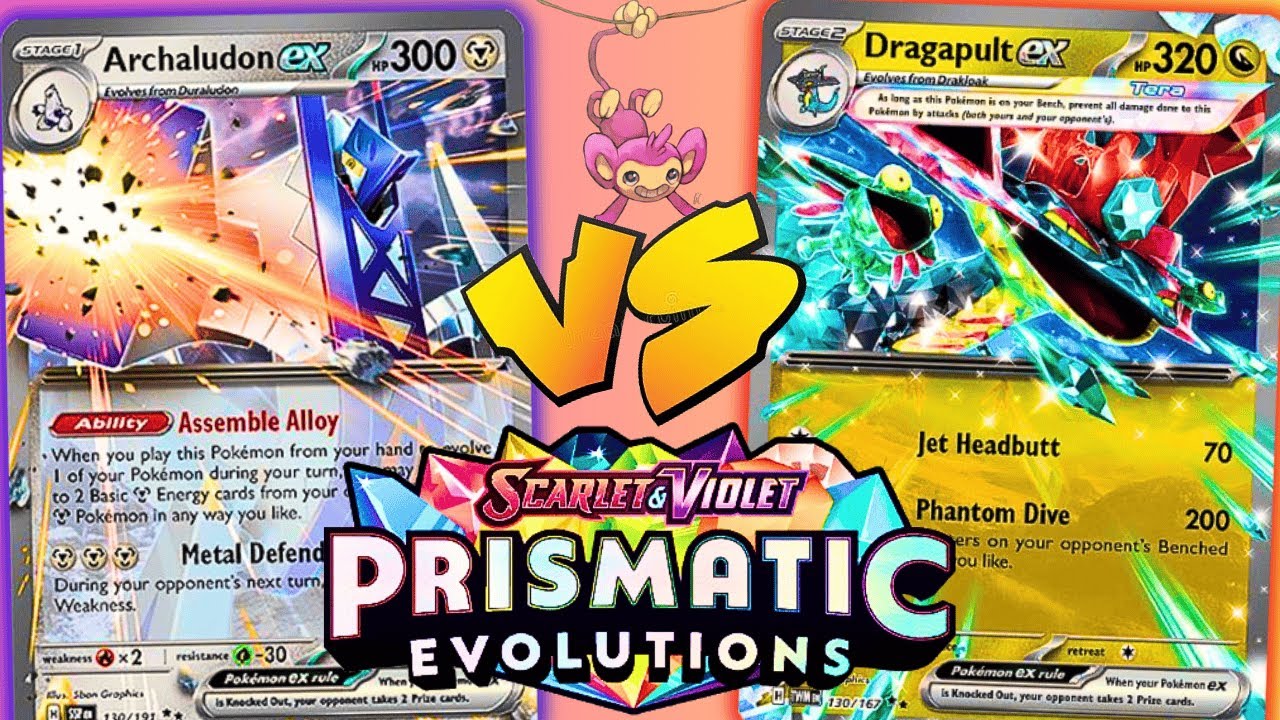 Archaludon ex vs Dragapult ex | Prismatic Evolutions | Game 1 | Tabletop Play Testing