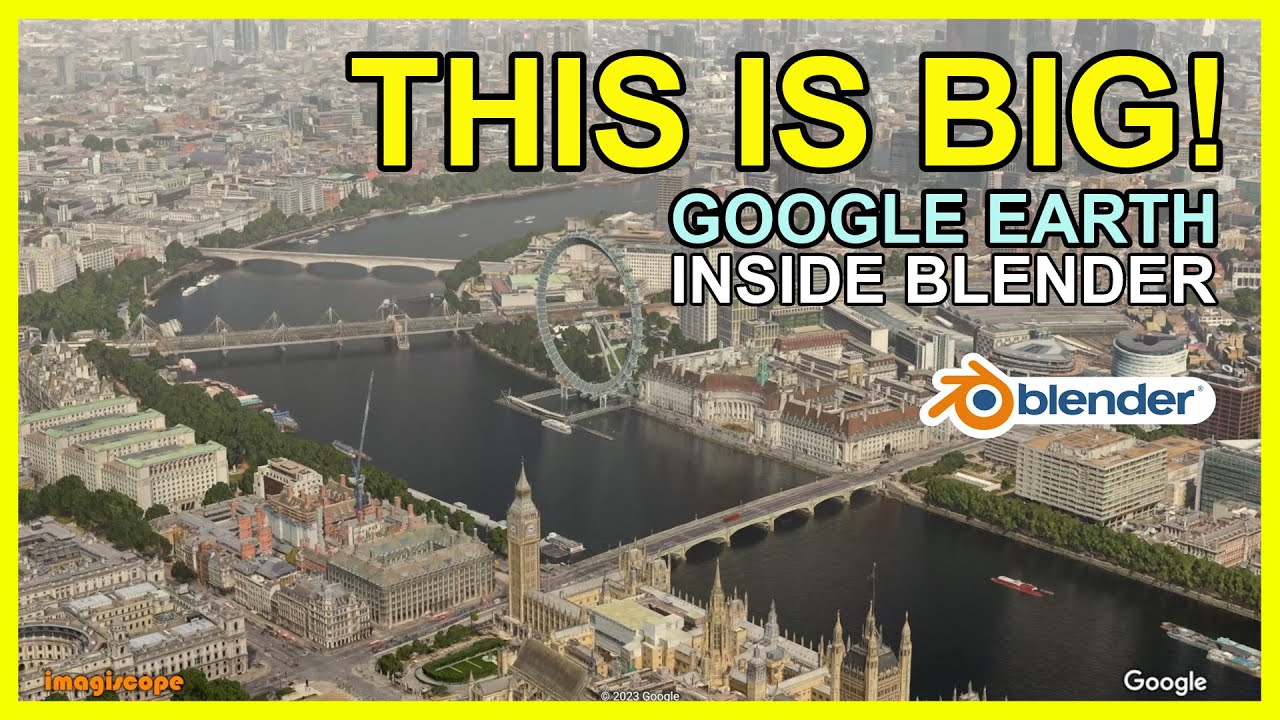 Дополнение Blender Earth Modeler | 3D Google Earth (Город/Рельеф) в Blender