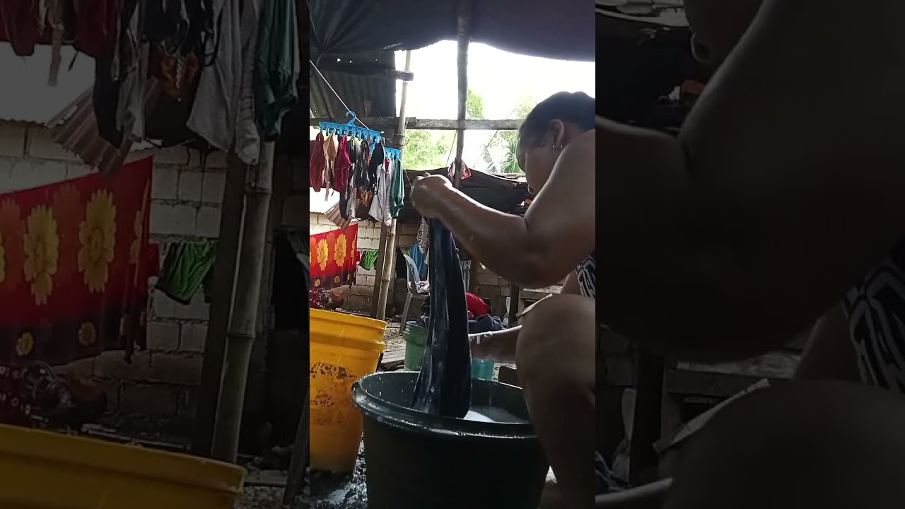 Washing clothes