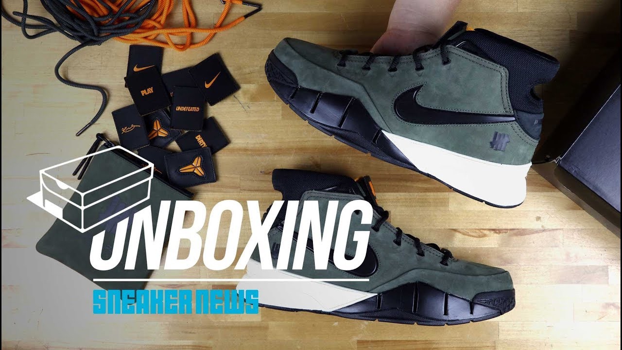 Unboxing The UNDEFEATED Nike Zoom Kobe 1 Protro &ldquo;Flight Jacket&rdquo;
