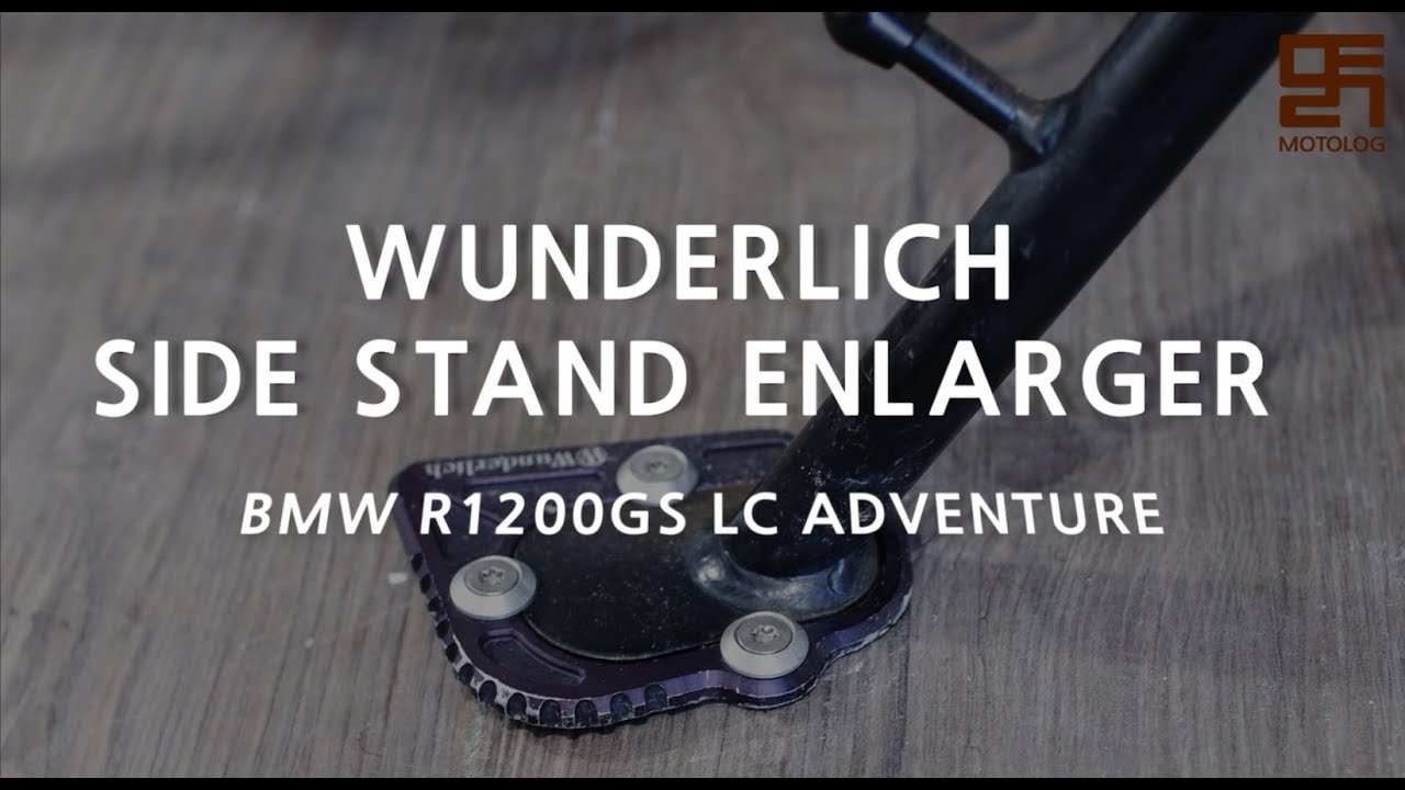BMW R1200GS LC ADVENTURE 사이드 스텐드 확장판 장착하기 (WUNDERLICH side stand enlarger)