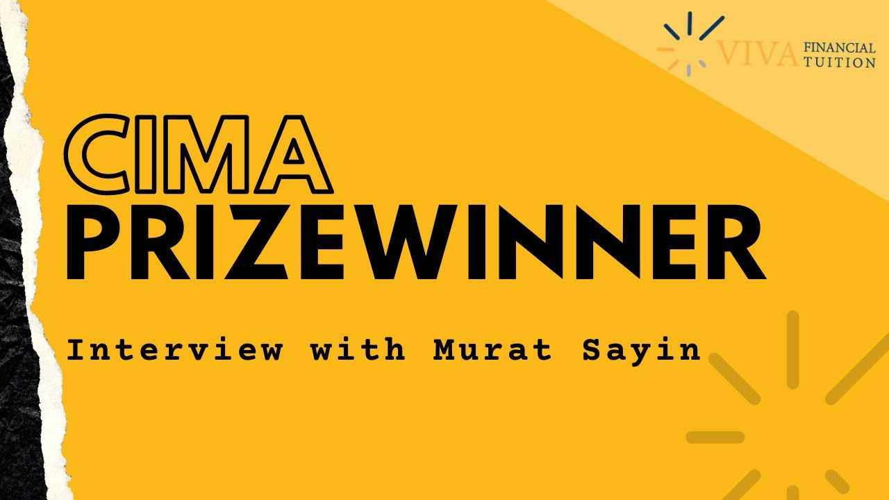 Interview with CIMA Prizewinner Murat Sayin