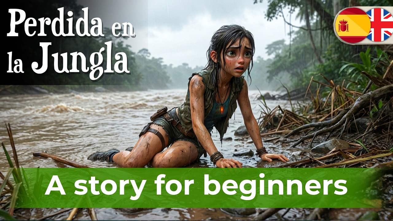 START LEARNING SPANISH with Easy Story (A1-A2) &ndash; Perdida en la jungla