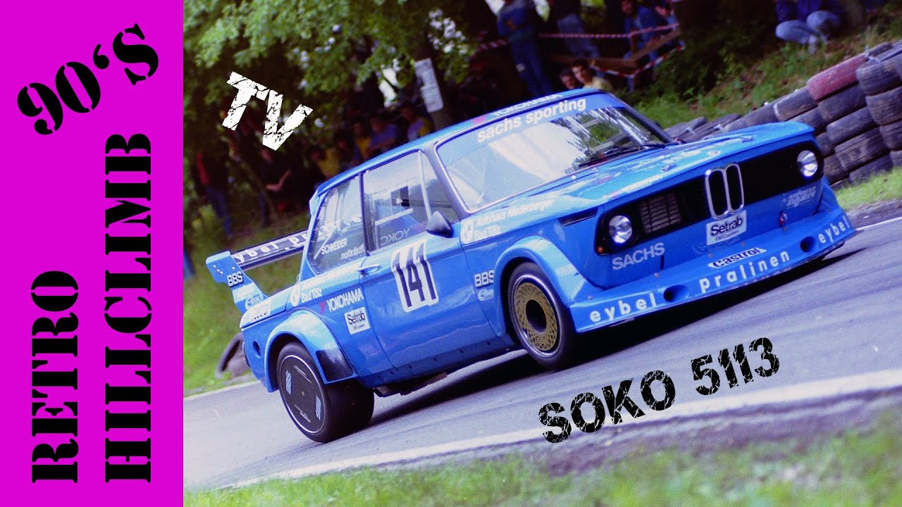 Ilztal Bergrennen 1991 (ZDF) SOKO 5113 TV-Krimi mit Plasa BMW 2002 16V / Rennszenen und Fahrerlager