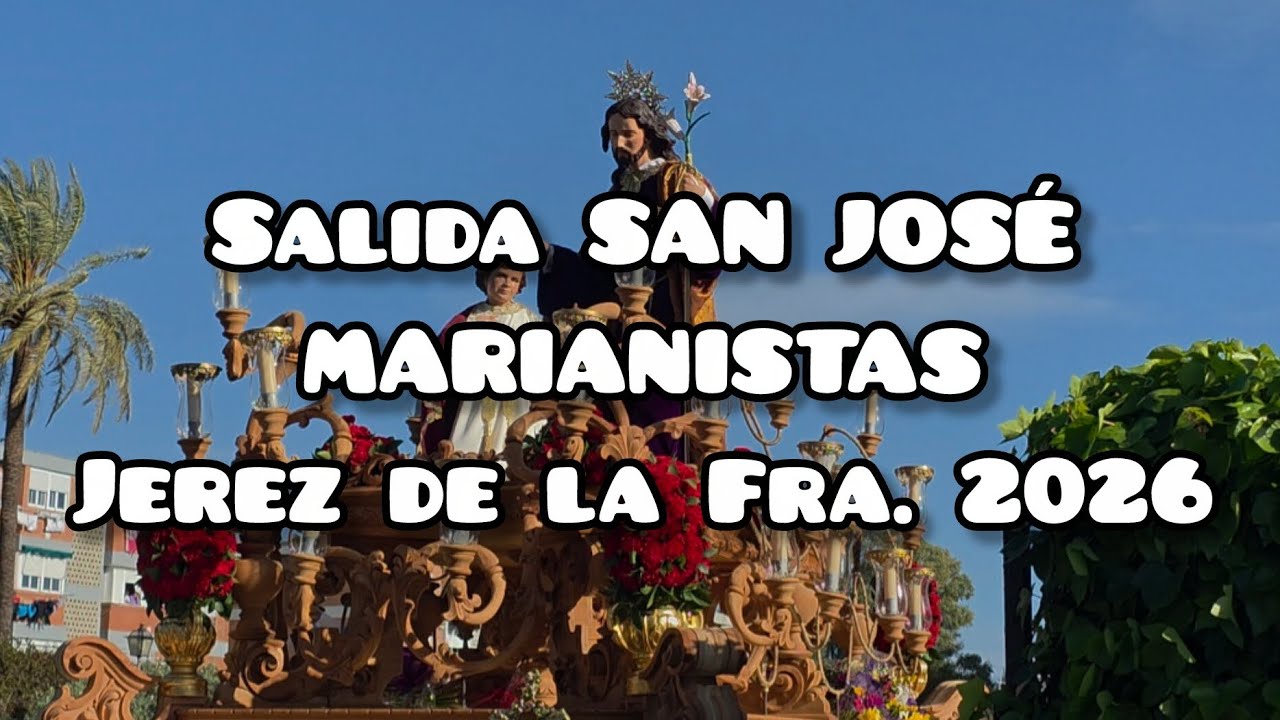 [4K] SALIDA SAN JOSÉ MARIANISTAS JEREZ FRA. 2026 | VIRGEN DE LOS REYES JUVENIL | Sevilla Cofrade
