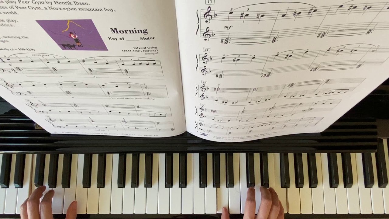 “ Morning” Piano Adventure Lesson Book Level 3A