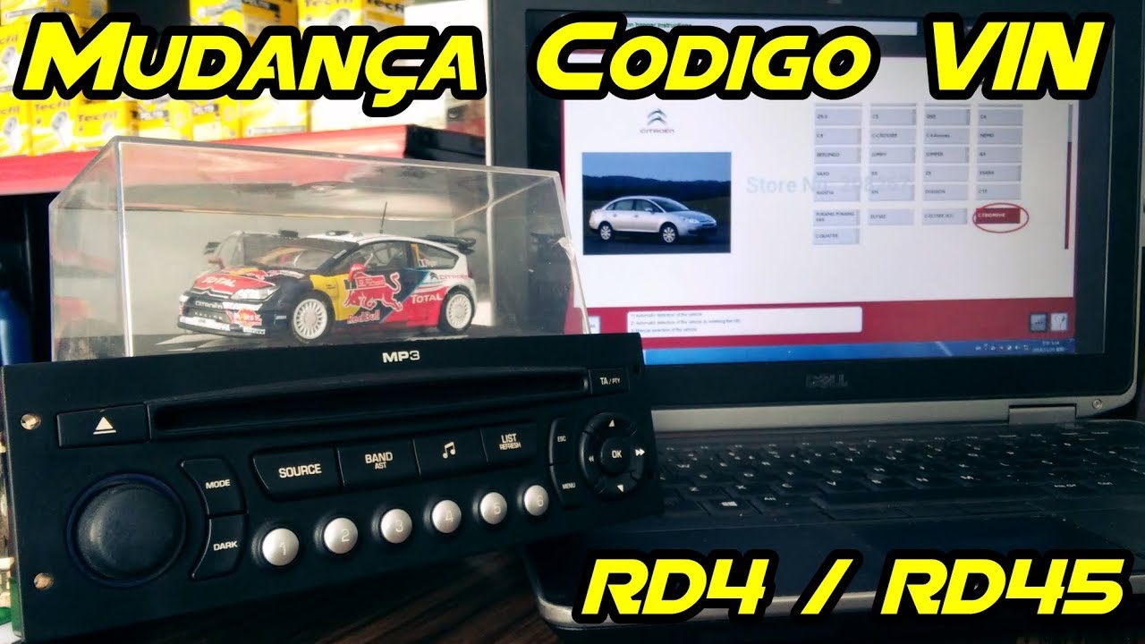 Tutorial Removendo Bip Som RD45 / Mudança Codigo VIN - Citroen C4