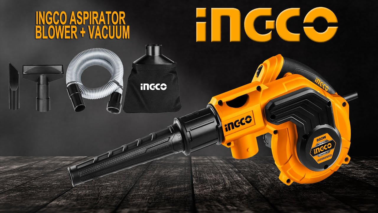 INGCO ASPIRATOR BLOWER + VACUUM DUST CLEANER  800W AB8008 - TOOL SHOP DARAZ.PK #TECHNO CITY