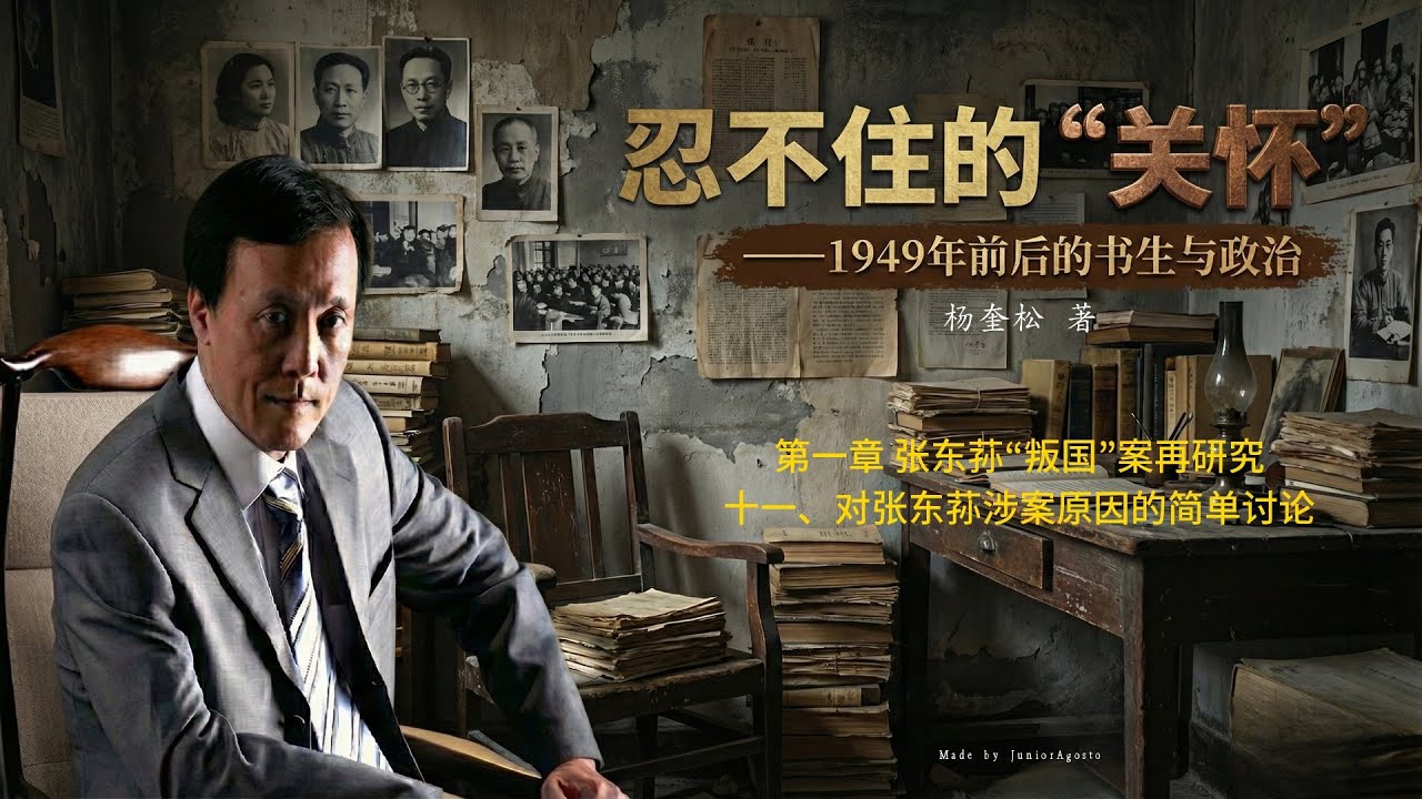 杨奎松《忍不住的“关怀”》 12.〈第一章 张东荪“叛国”案再研究〉〈十一、对张东荪涉案原因的简单讨论〉