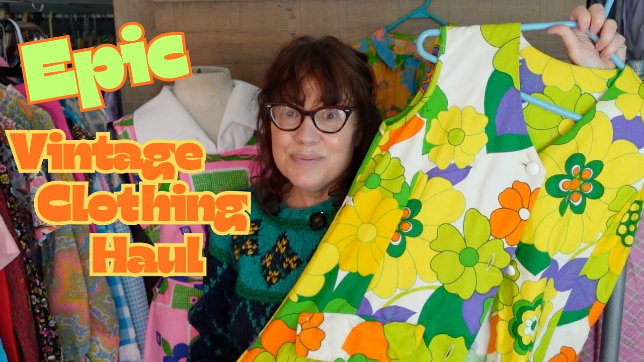 Vintage Clothing Haul form my Epic Estate Buy Ep2 #vintageclothing #vintage #vintagehaul #haul