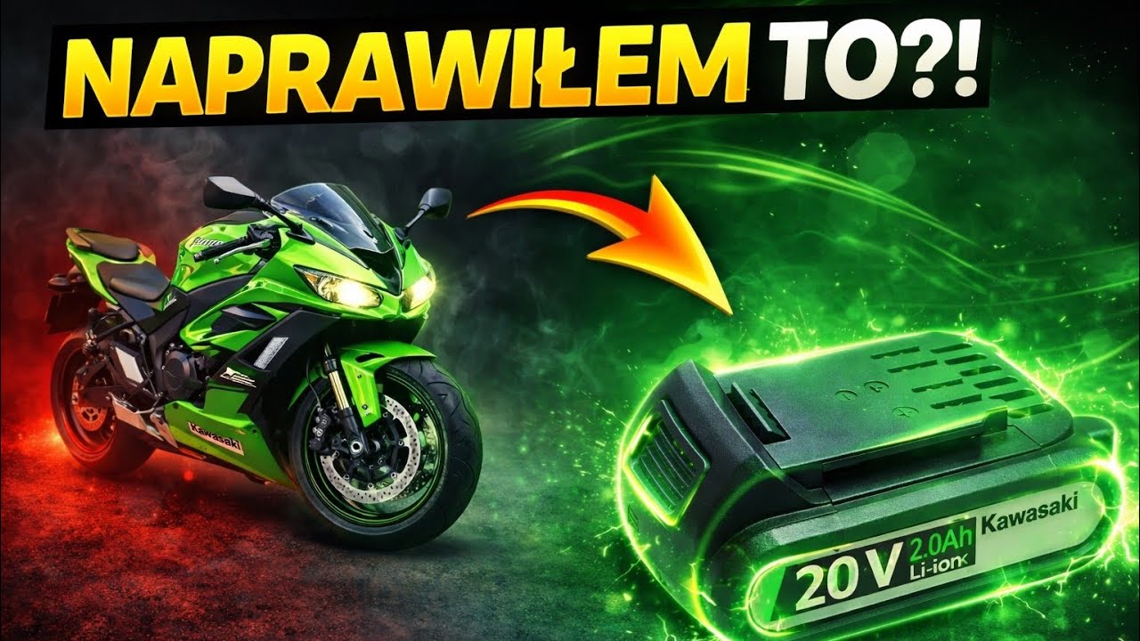 Naprawa akumulatora Kawasaki | Jak to zrobiłem? 