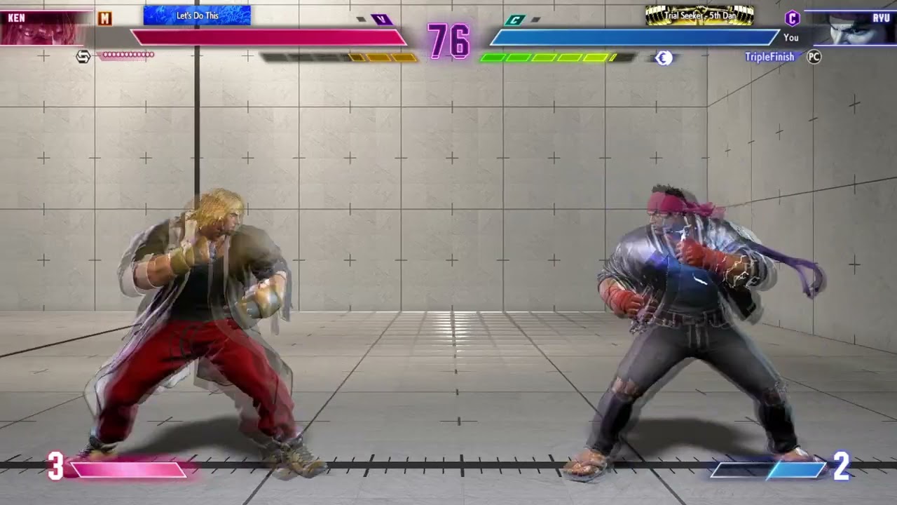 Landing a crisp Axe Kick confirm