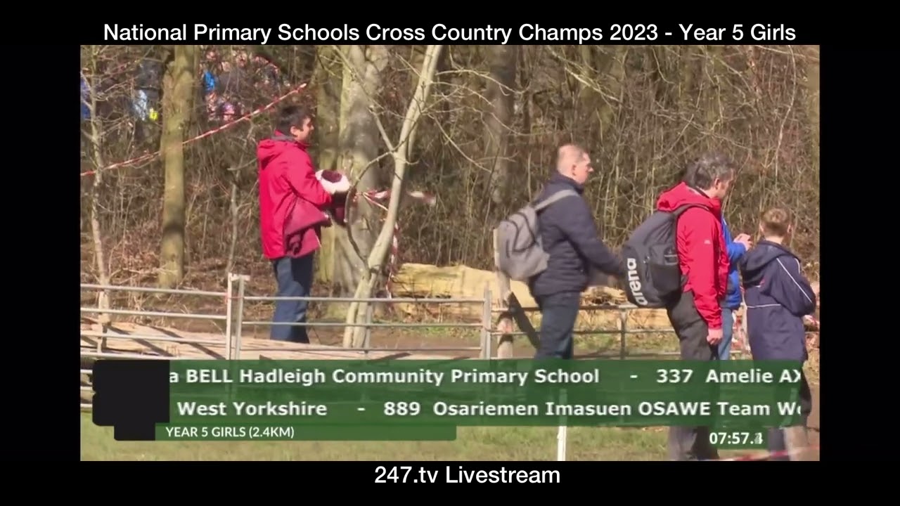 National Primary Schools Cross Country Champs 2023 - Year 5 girls highlights #crosscountry #running