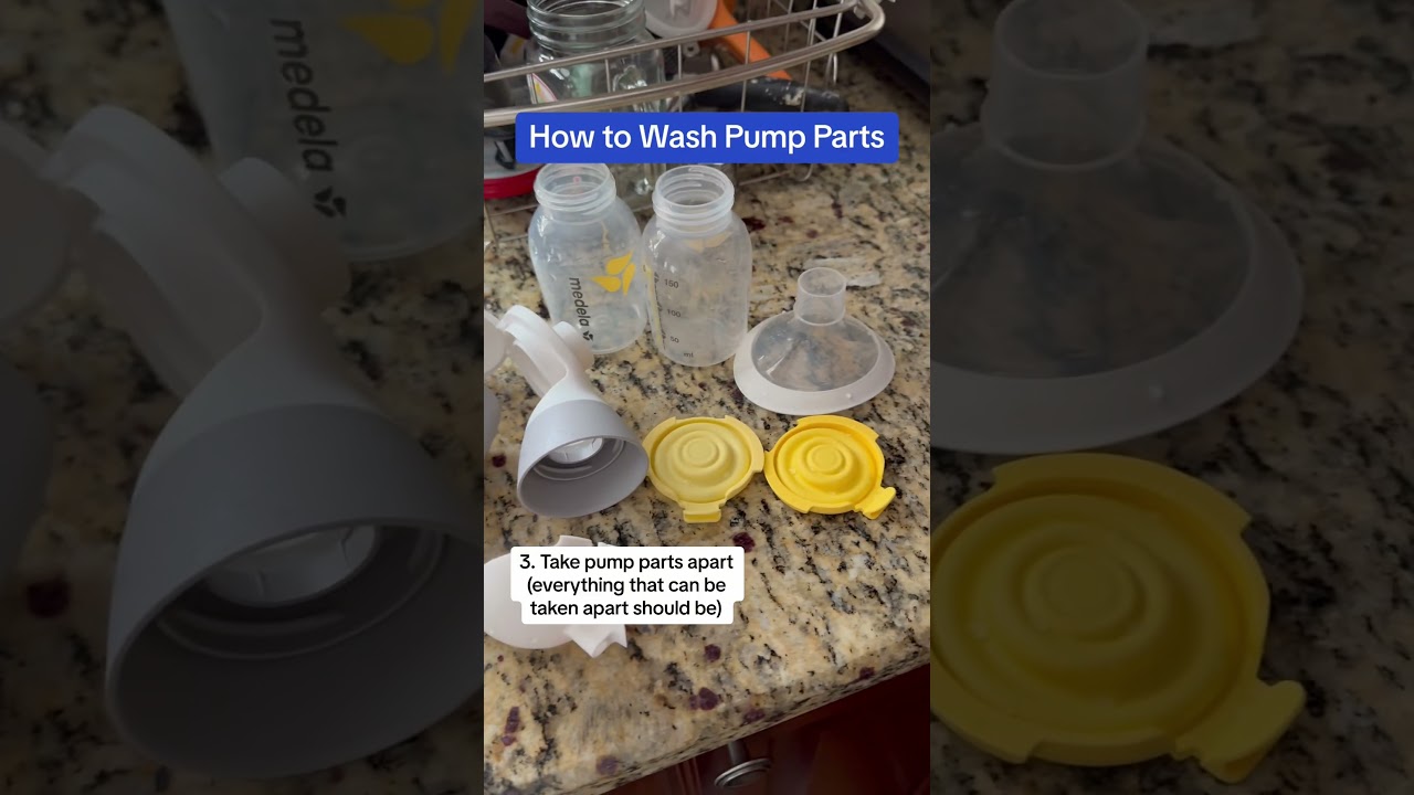 How to Wash Breast Pump Parts #exclusivelypumping