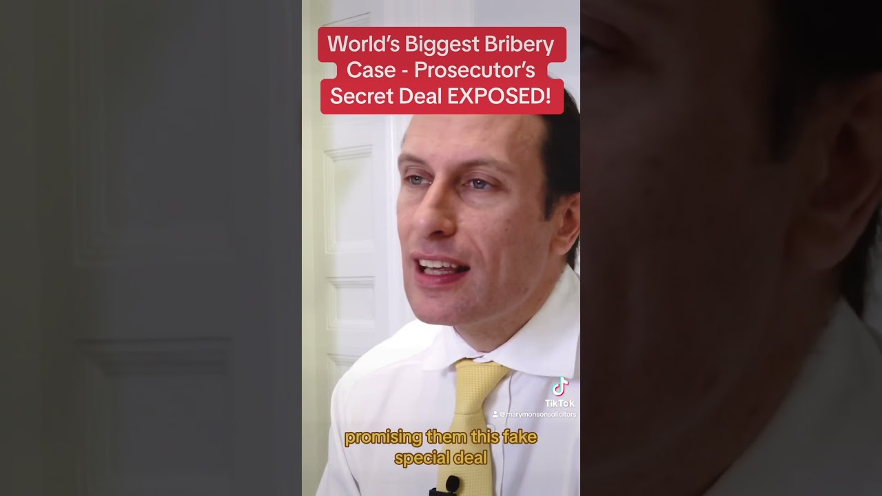 World&rsquo;s Biggest Bribery Case - Prosecutor&rsquo;s Secret Deal EXPOSED!#shorts #justice #law #fraud #fyp