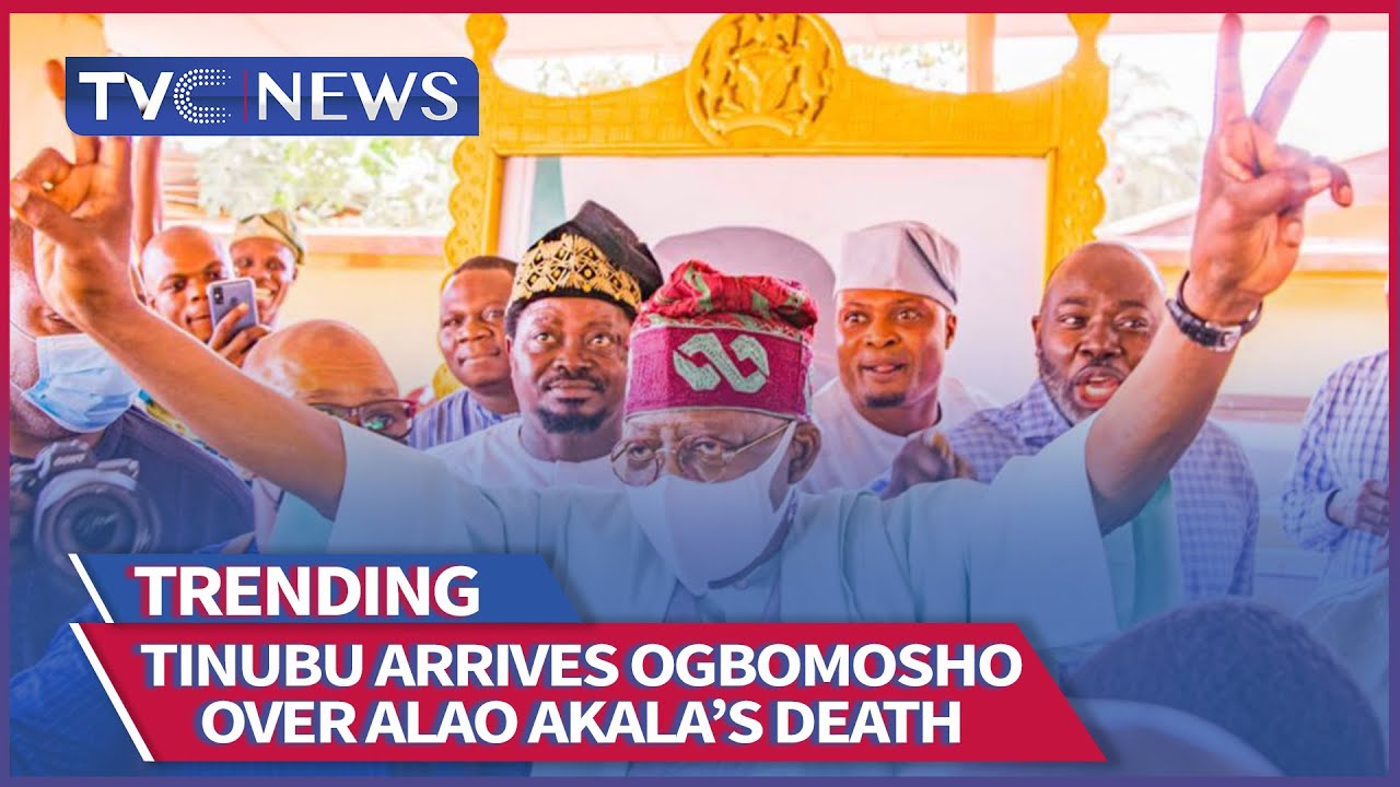 Moment APC Presidential Aspirant Tinubu Arrives Ogbomosho To Commiserate With Alao-Akala's Family