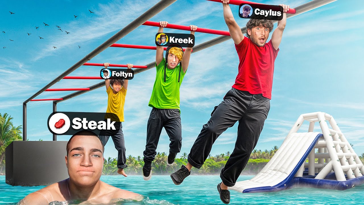 ROBLOX OBBY IN REAL LIFE! ft. Foltyn, Kreekcraft, Steak