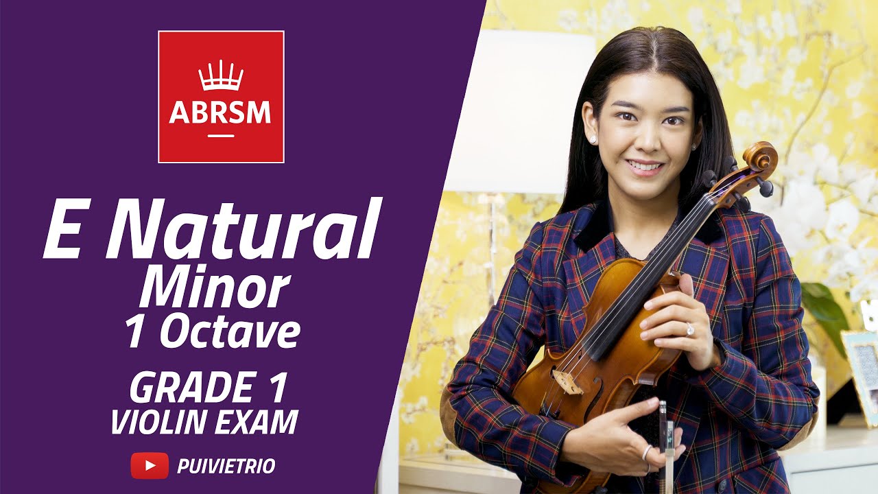 ABRSM : Grade 1 | E Natural Minor - 1 Octave | Scale & Arpeggio | Violin Exam