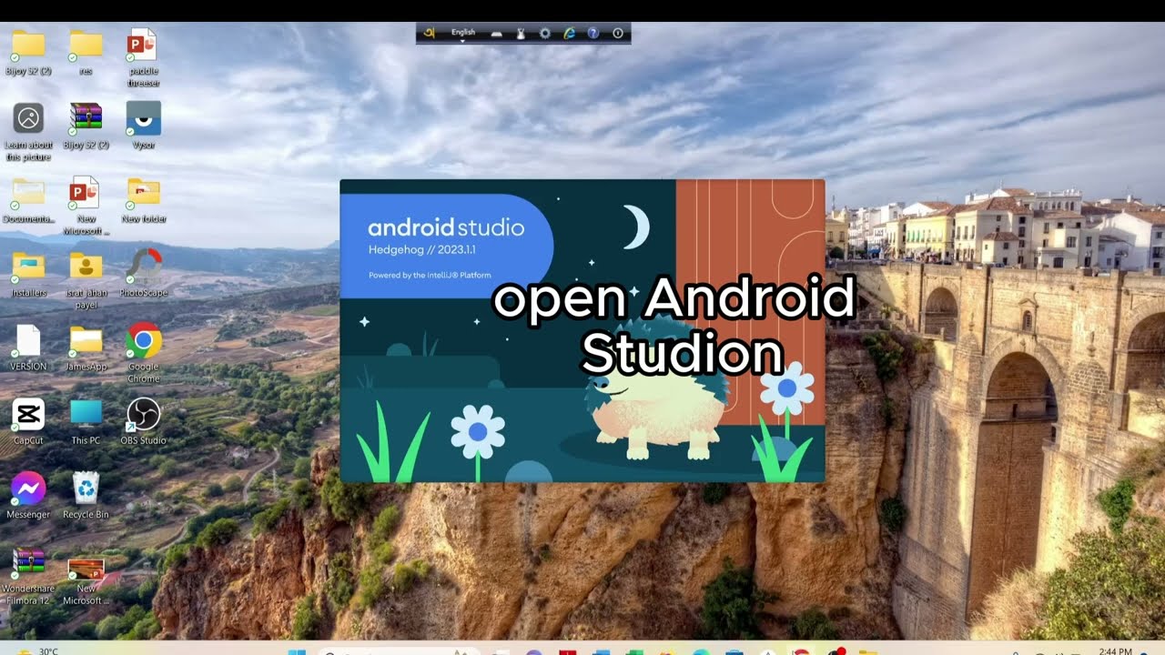 How to change Theme in android Studio || Set Light or Dark Mood on android studio Hedgehog version