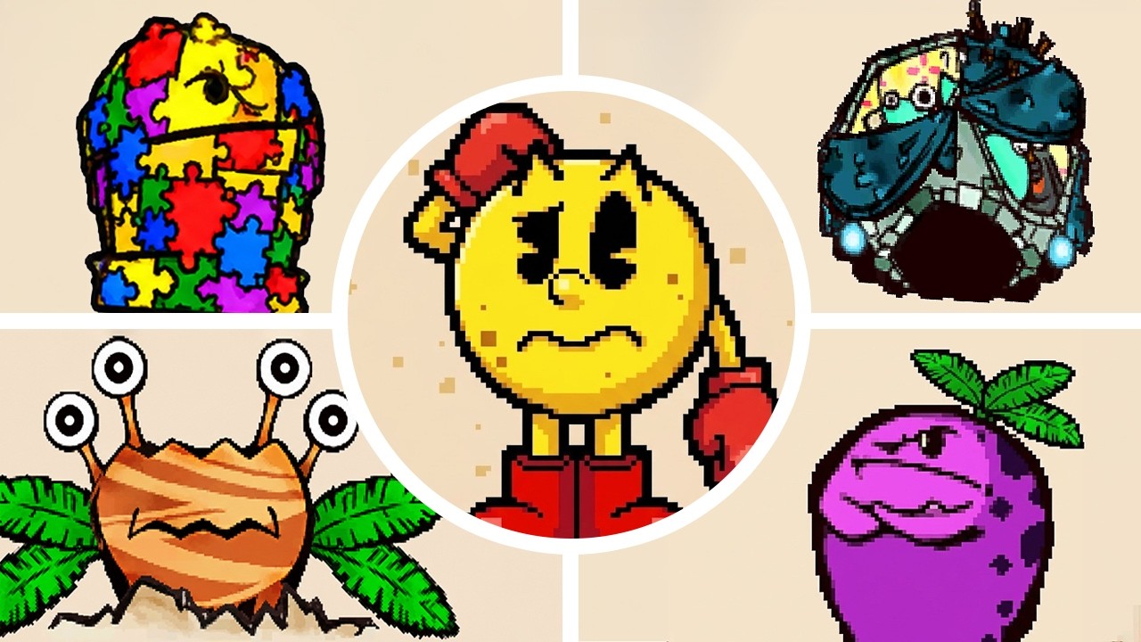 Pac-Pix - All Bosses & Ending