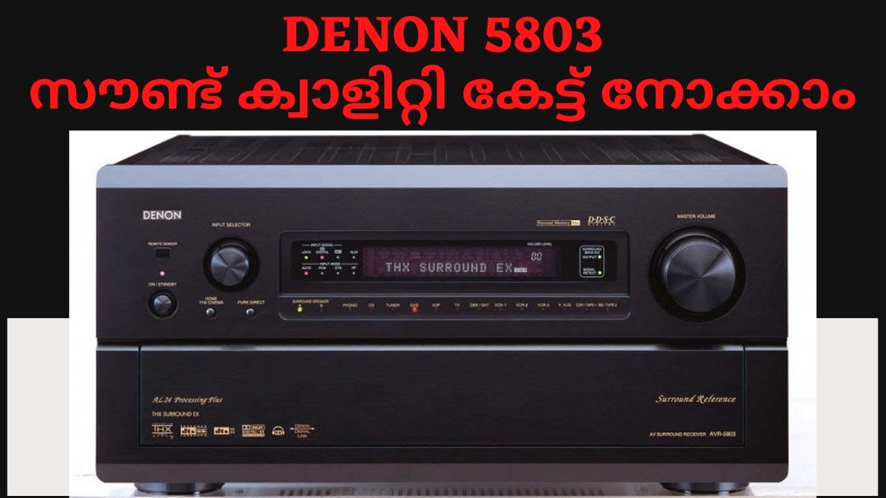 DENON AVR-5803 in action