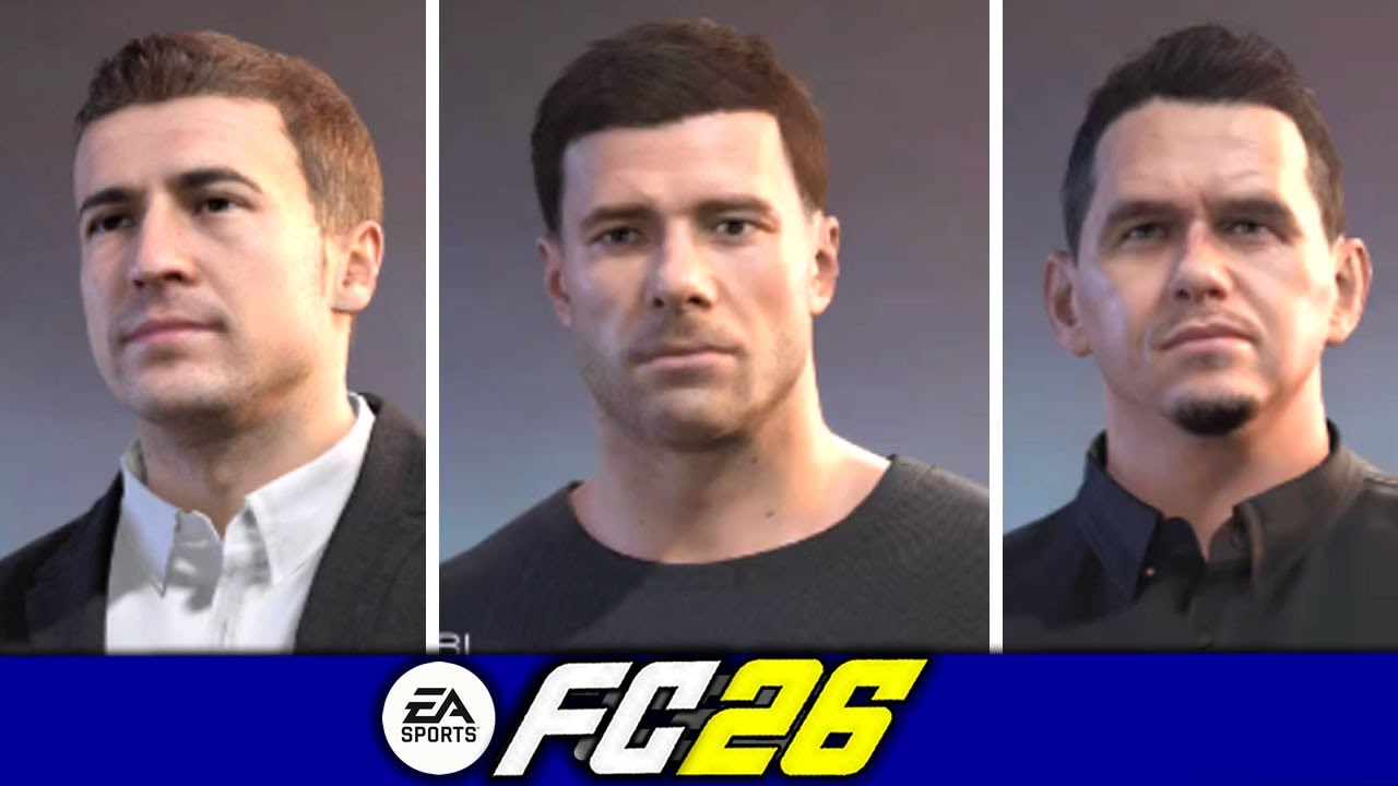 FC 26 | ALL Managers with Real Face | Career Mode