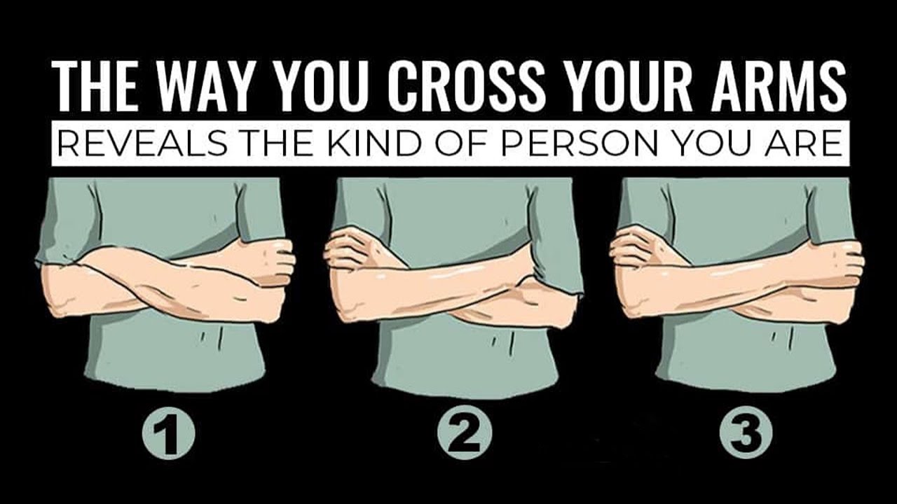 The Way You Cross Your Arms Reveals The Kind Of Person You Are