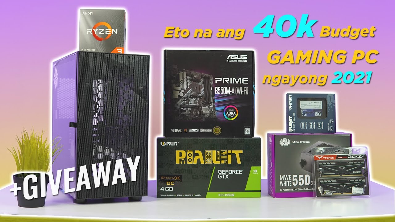 VLOG: Php 40K Ryzen Gaming PC Build Guide 2021 - Unboxing +GIVEAWAY [Ph]