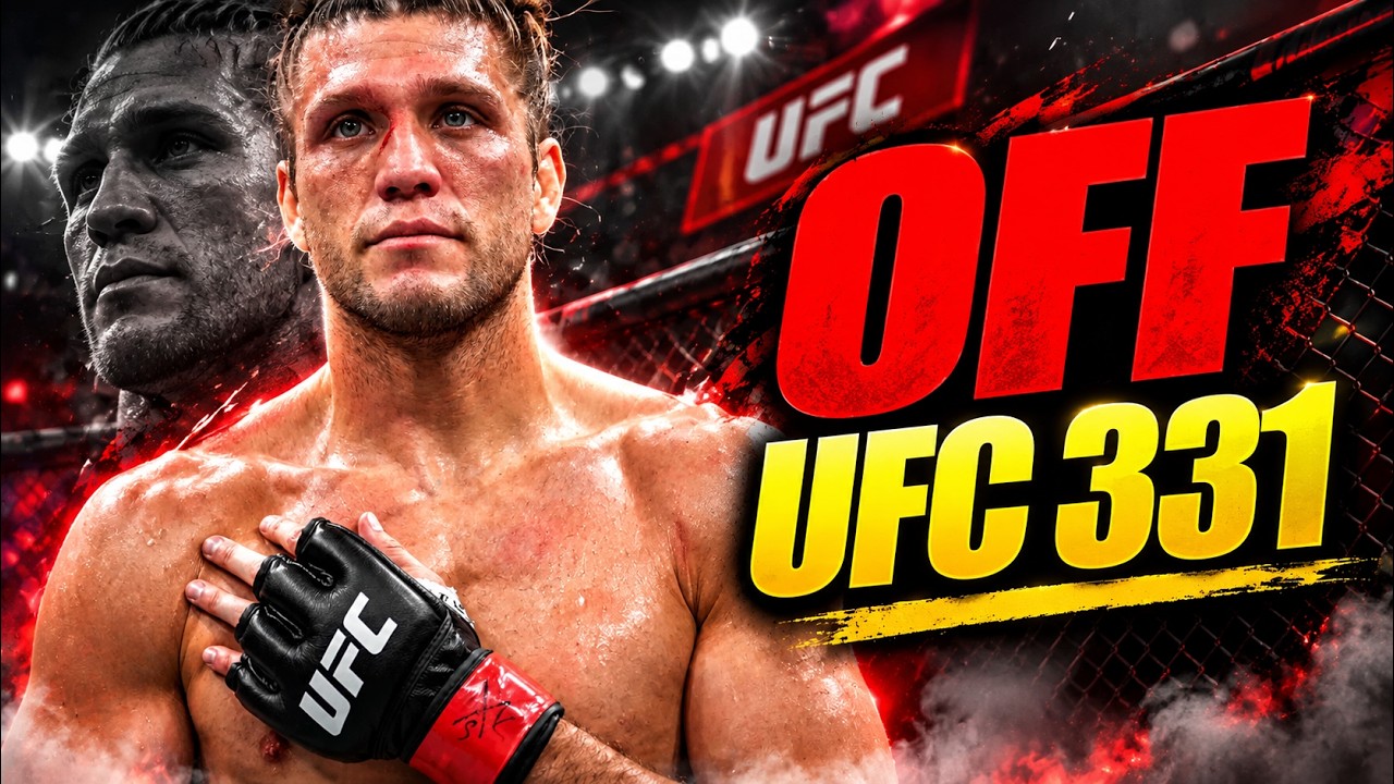 🚨BREAKING🚨Brian Ortega OUT❌ of UFC 331 this Saturday