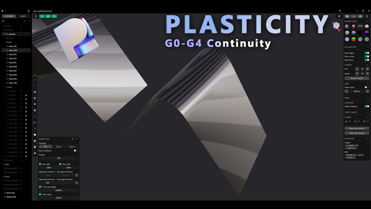 Plasticity 3D I G0, G1, G3 and 
