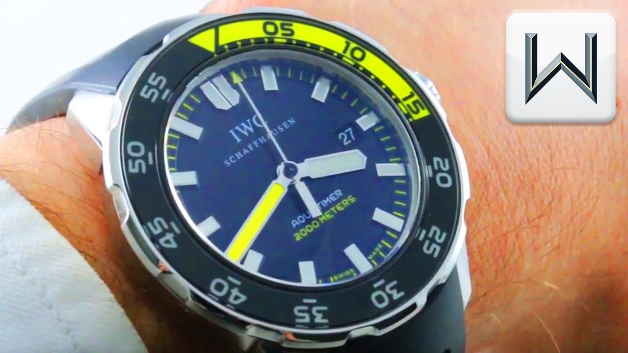 IWC Aquatimer 2000 IW3568-08 3568-08 Luxury Watch Review