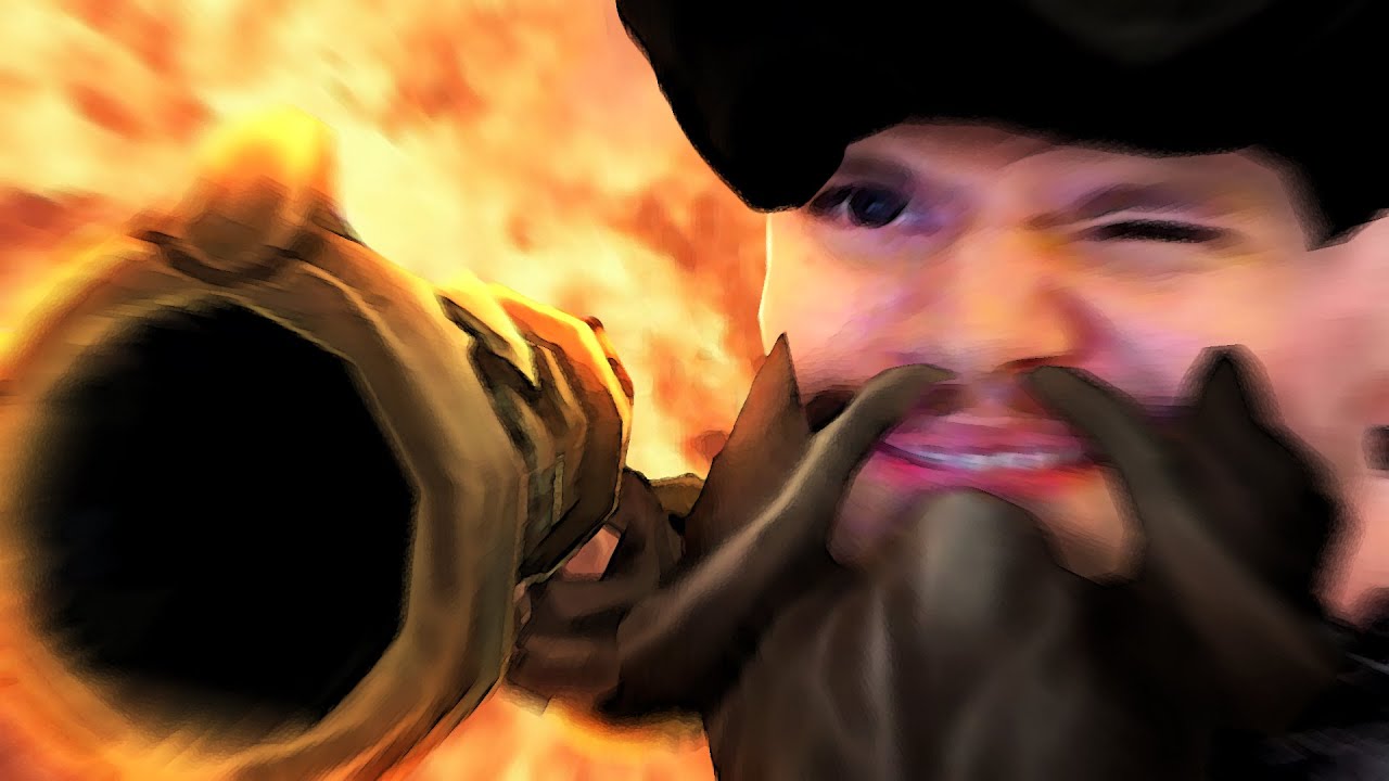 pirate man plays pirate character of small indie company for schmekals as he slowly loses his mind