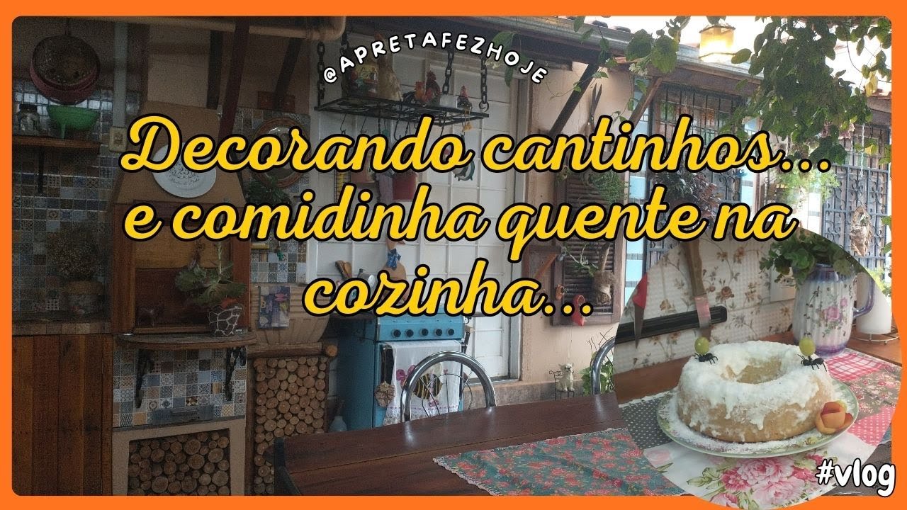 Muita comida, #limpeza com #decoração ,teve #bolo mas pouca conversa #vlog 