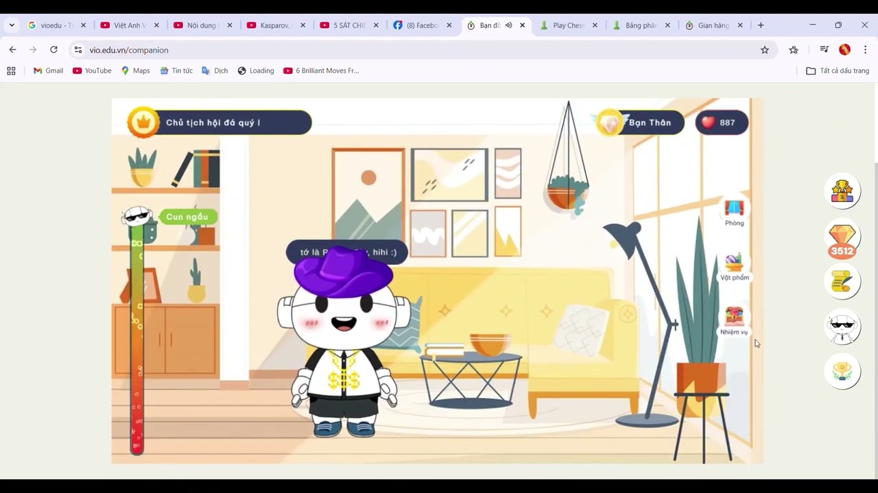 Hướng dẫn các bạn tất cả các cách kiếm kim cương trên VIOEDU nha!!!😊🤩🤩# Việt Anh VIOEDU