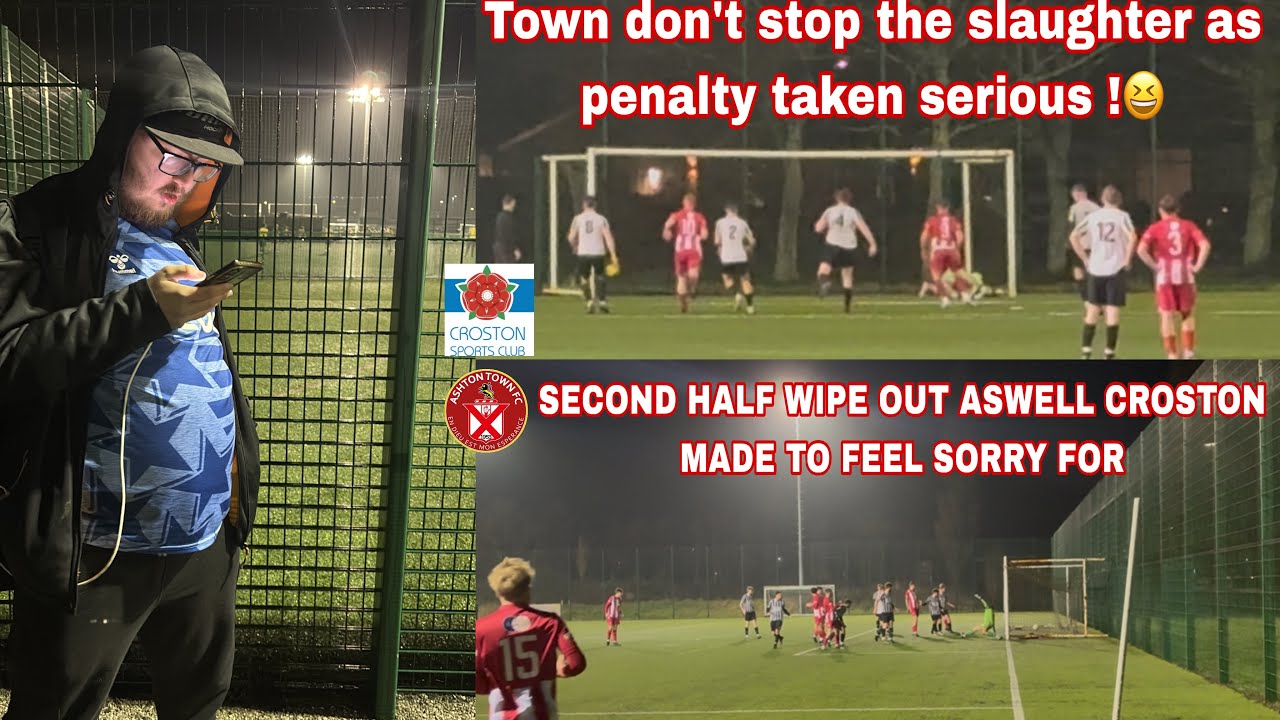Croston u23 2-12 Ashton town u23 matchday vlog *FOURTEEN goal thriller in game you wouldn’t believe*
