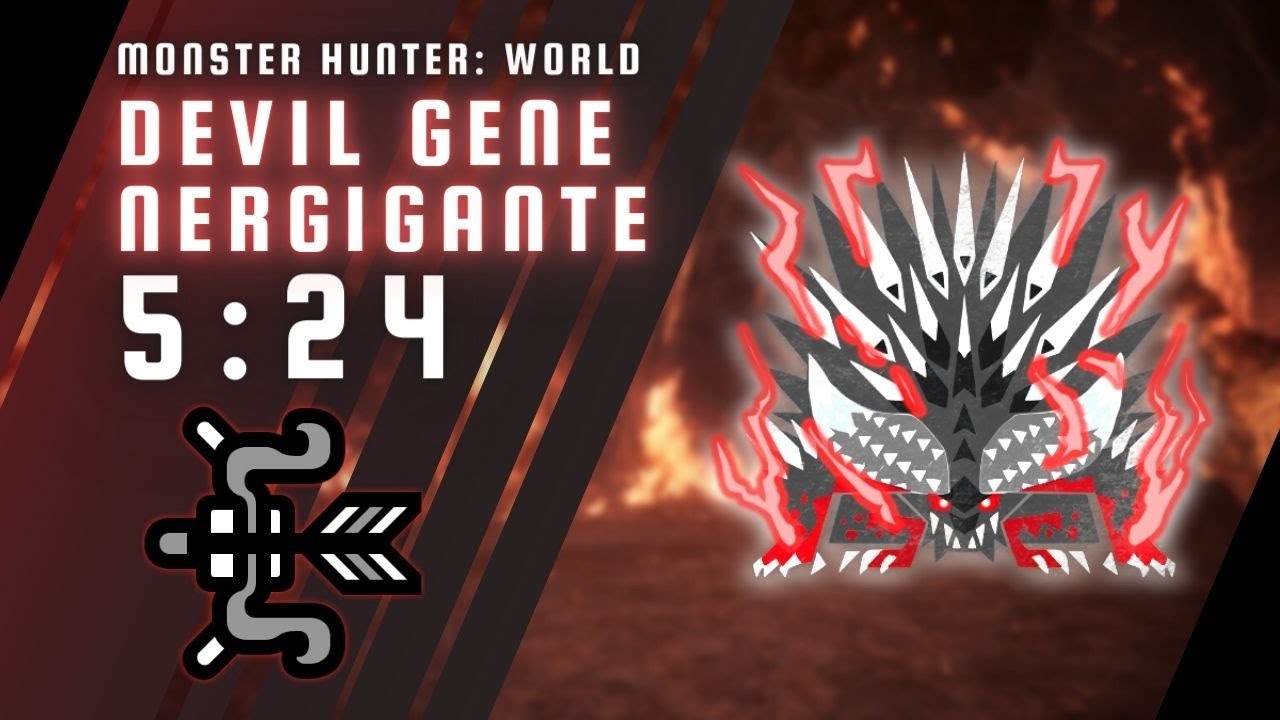 MHW Iceborne (PC) | Devil Gene Nergigante (Mod) | Bow Solo | 05'24''05