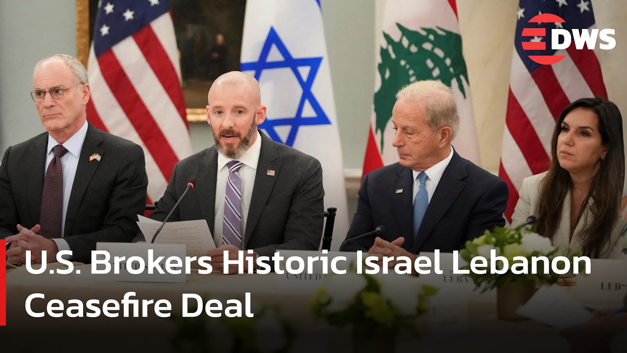 Israel Lebanon Ceasefire Agreement Reached After US Trilateral Talks | DWS News | AH1F