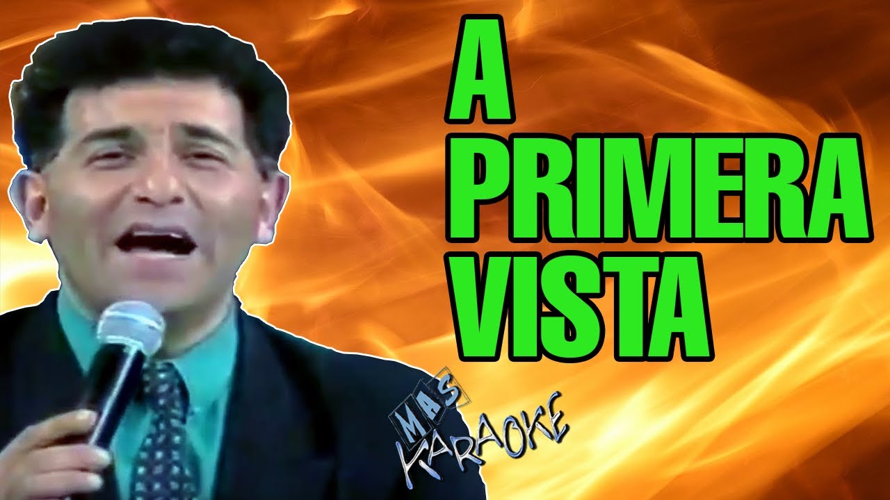 😎 A PRIMERA VISTA 🟢 Santamarina 🎤 MAS KARAOKE #cuarteto