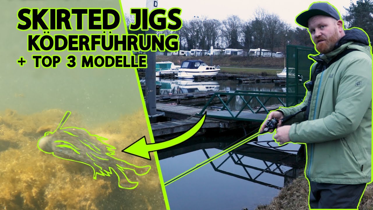 Köderführung mit SKIRTED JIGS auf Barsche - SO geht's richtig!