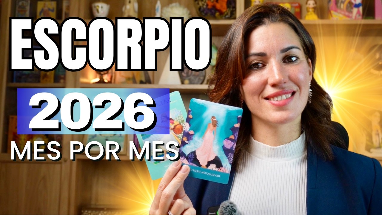ESCORPIO 2026 🔱MES A MES🔱&iexcl;Viene fuerte! La vida te trae GRANDES OPORTUNIDADES &bull; Tarot de todo el a&ntilde;o