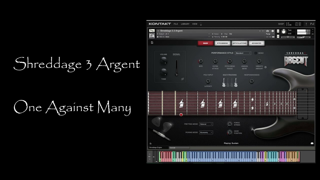 One Against Many (Shreddage 3 Argent Demo)