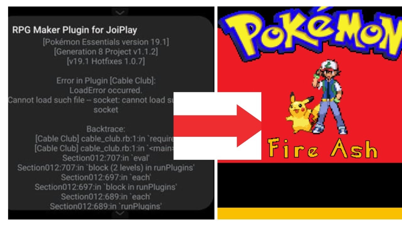 pokemon fire ash essential 19.1 crash #pokemon